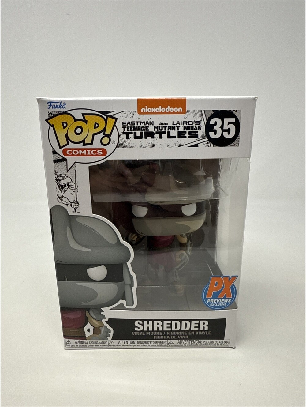 Funko Pop Comics TMNT Shredder Previews Exclusive Vinyl Common Figure #35